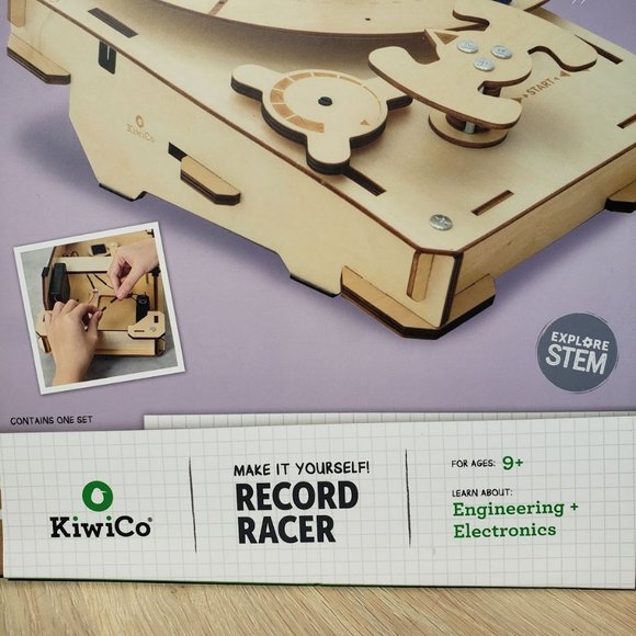 KiwiCo Kiwi Crate Science Kit Record Racer Building set Engineering racetrack - Picture 2 of 10